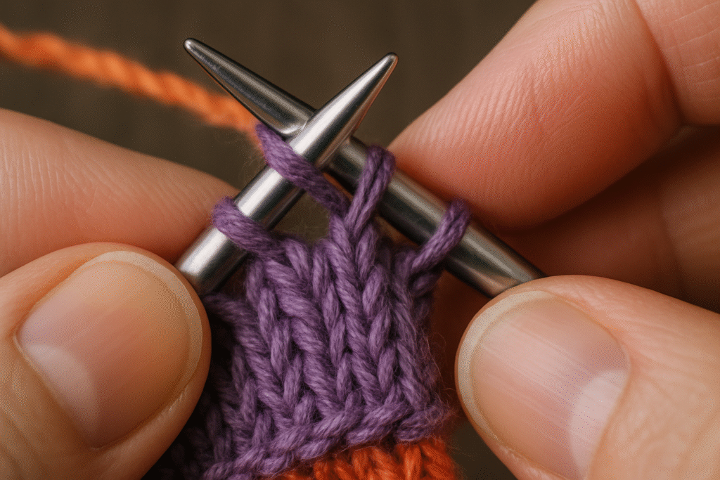 How to Add Stitches When Knitting With KFB
