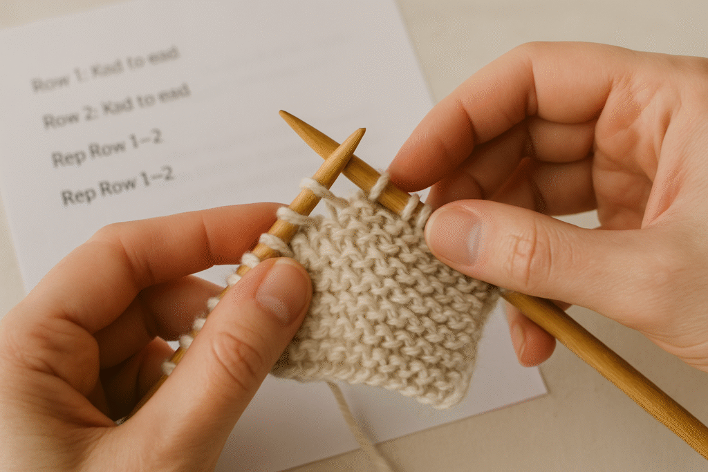 How to Read Knitting Patterns