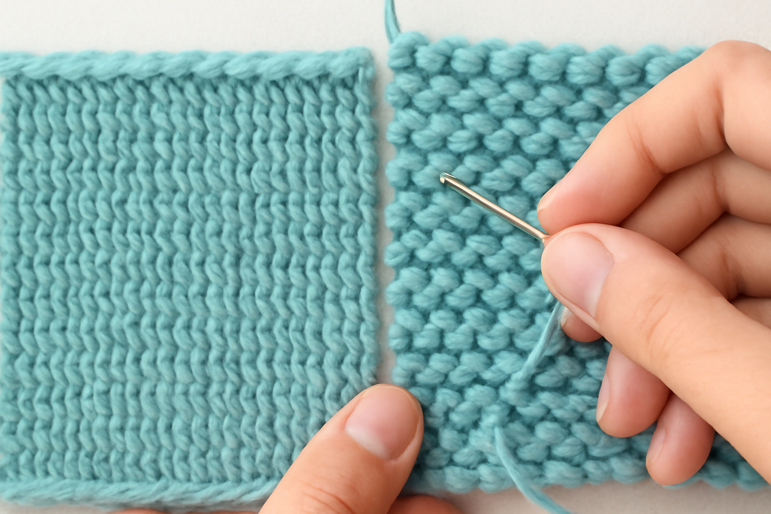 Working with Stockinette Stitch