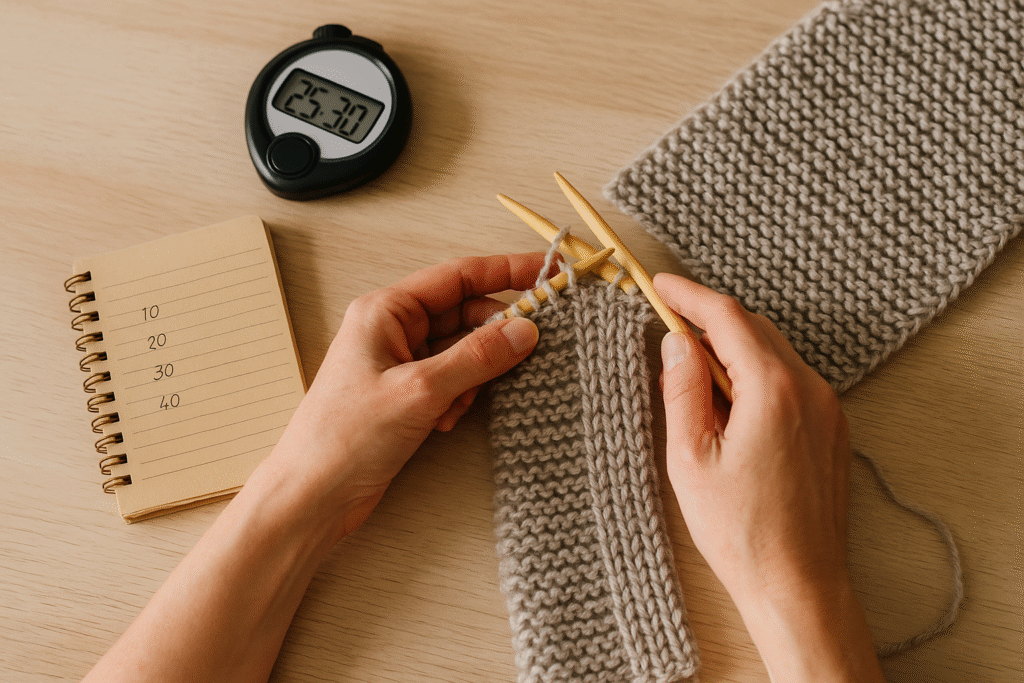 How to Calculate Your Knitting Time