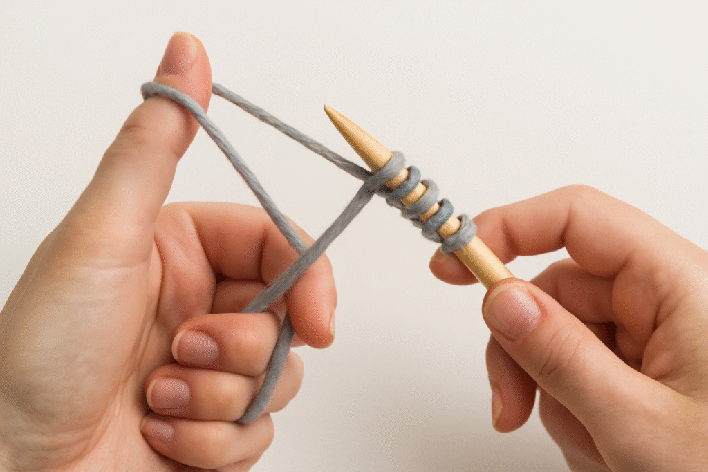 How to Knit a Hat on Straight Needles?