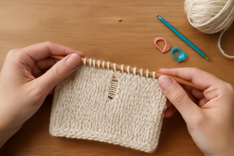 How to Fix a Dropped Stitch