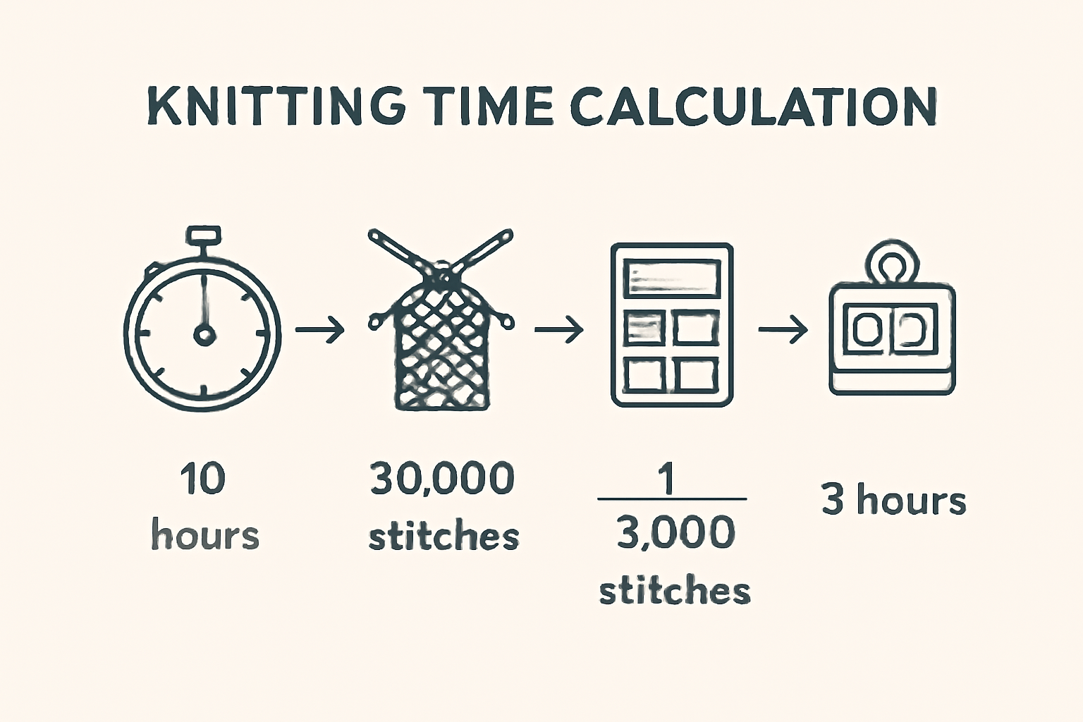 How to Calculate Your Own Knitting Time?