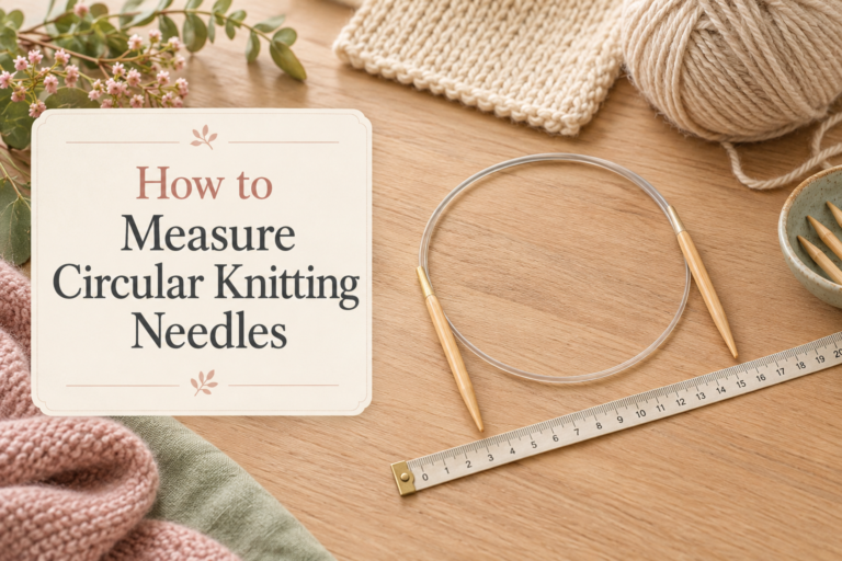 How to Measure Circular Knitting Needles