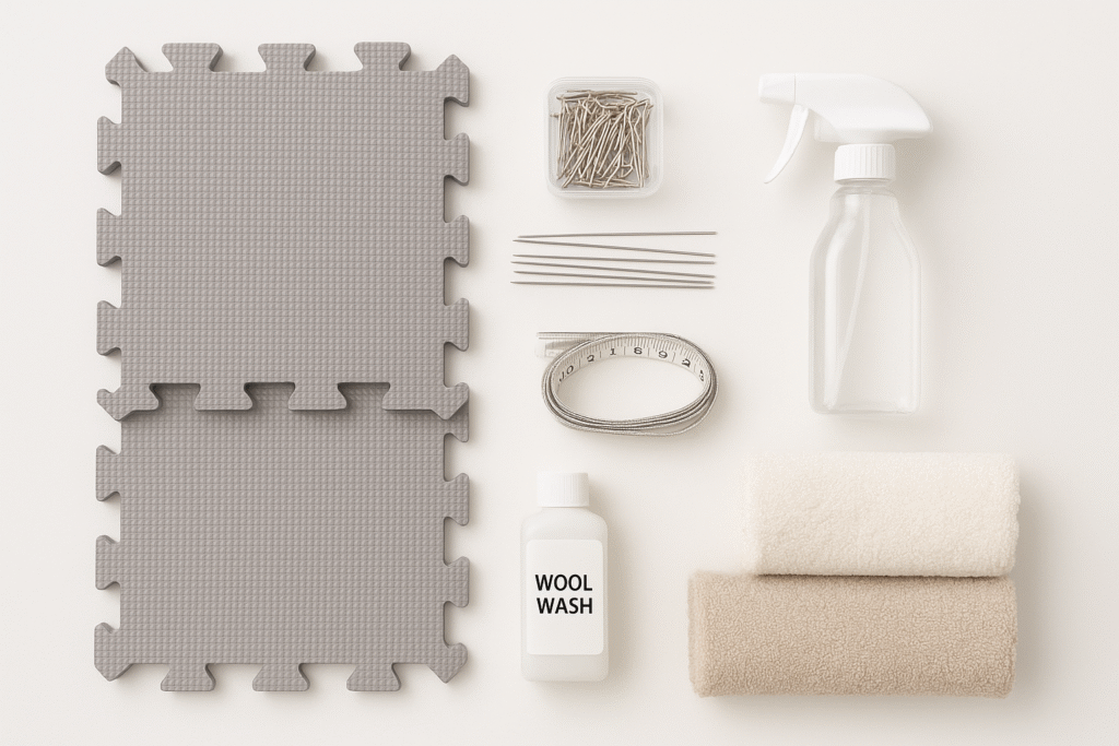 Materials and Tools Needed for Blocking