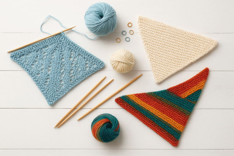 How to Knit a Triangle Tutorial Guide