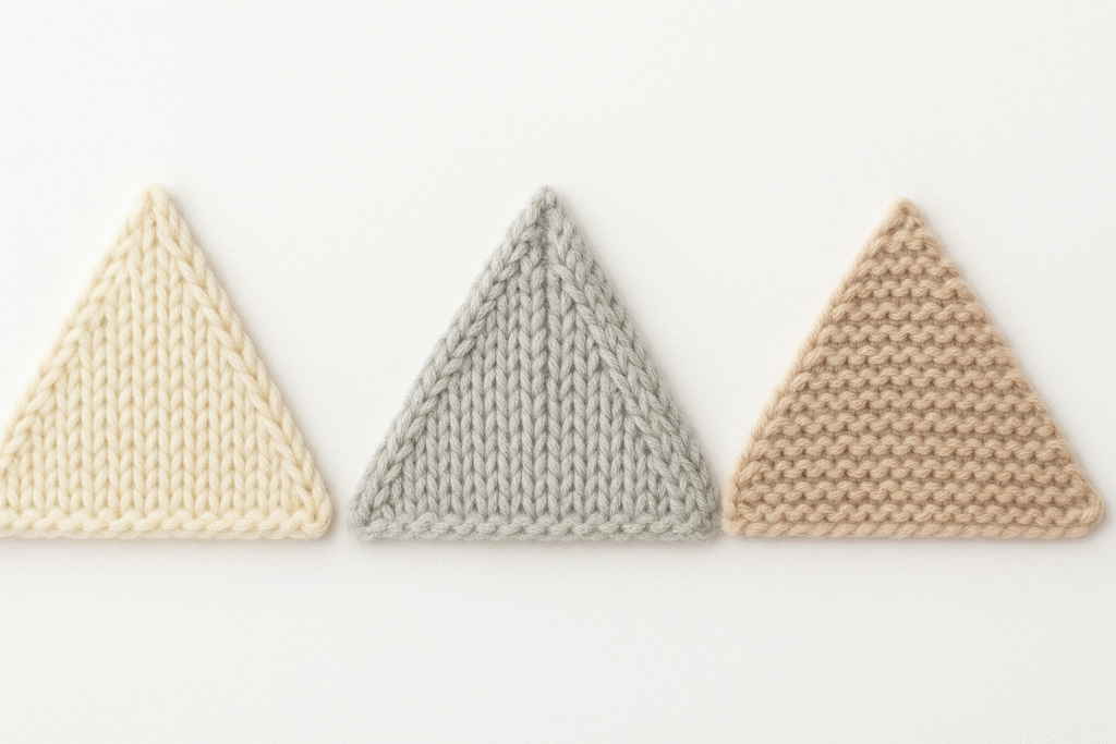 Basic Triangle Knitting Techniques