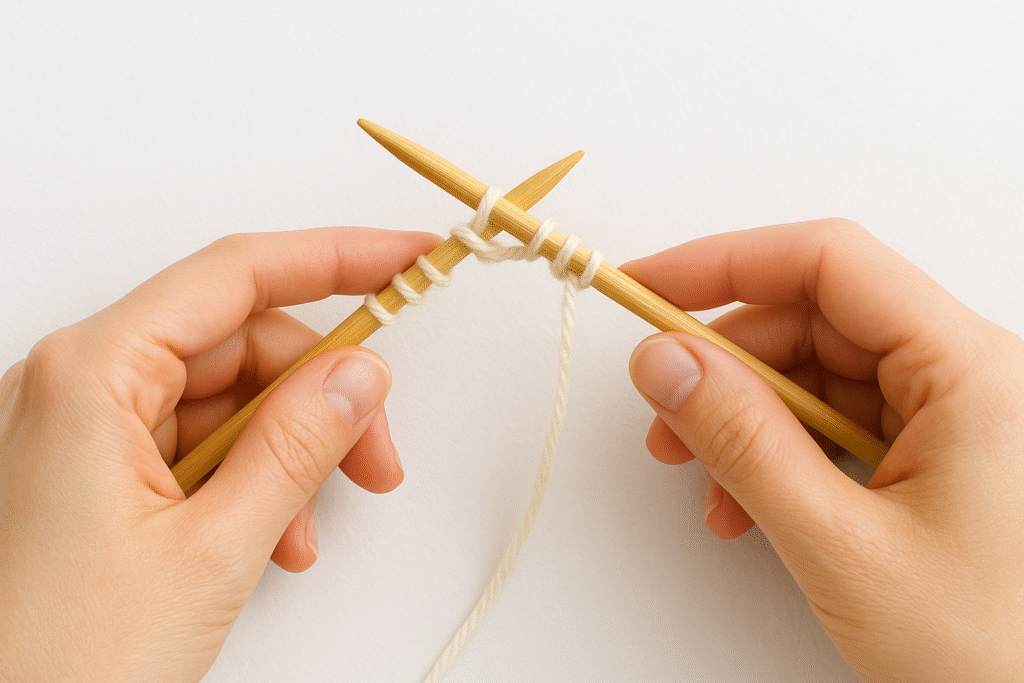 How to Cast On for a Gauge Swatch