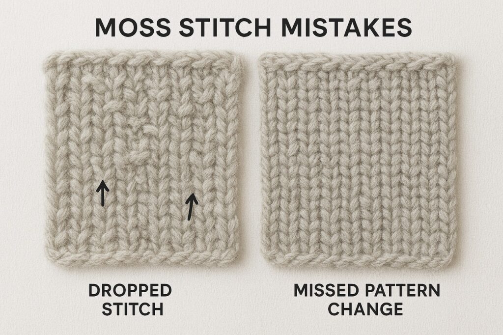 Troubleshooting Common Tension Issues in Moss Stitch