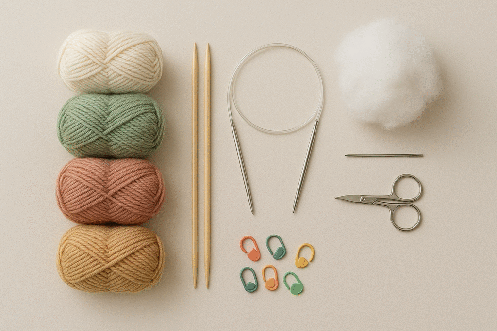 Materials Needed for Knitting a Ball