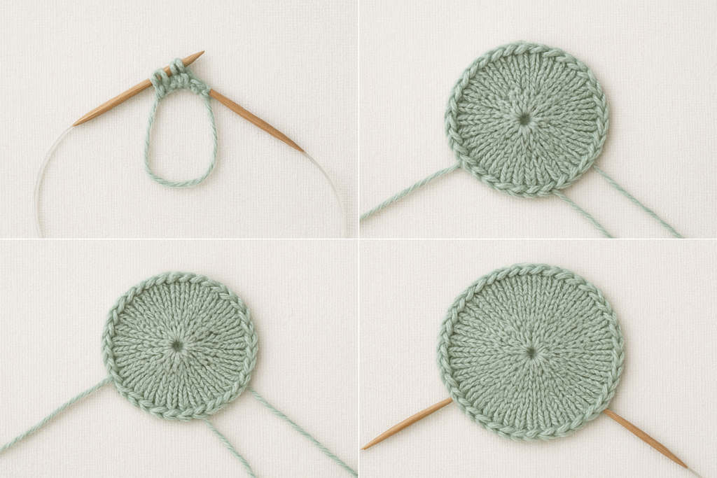 Knitting in the Round or Flat