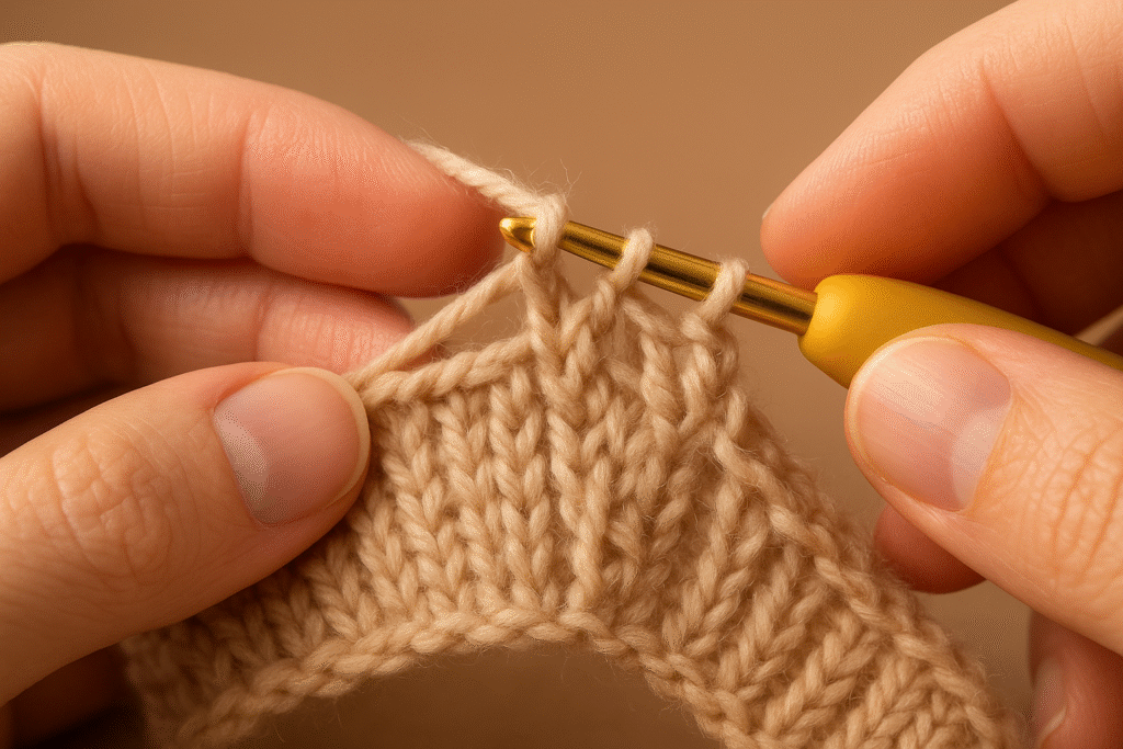 Basic Dropped Stitch Repair