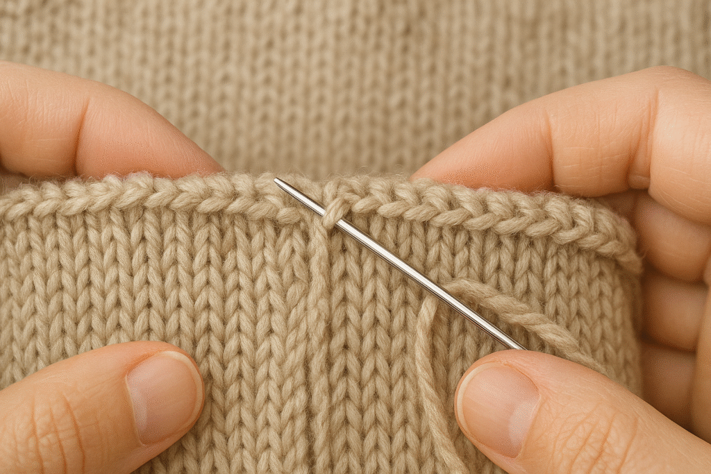 Kitchener Stitch for Seamless Joins
