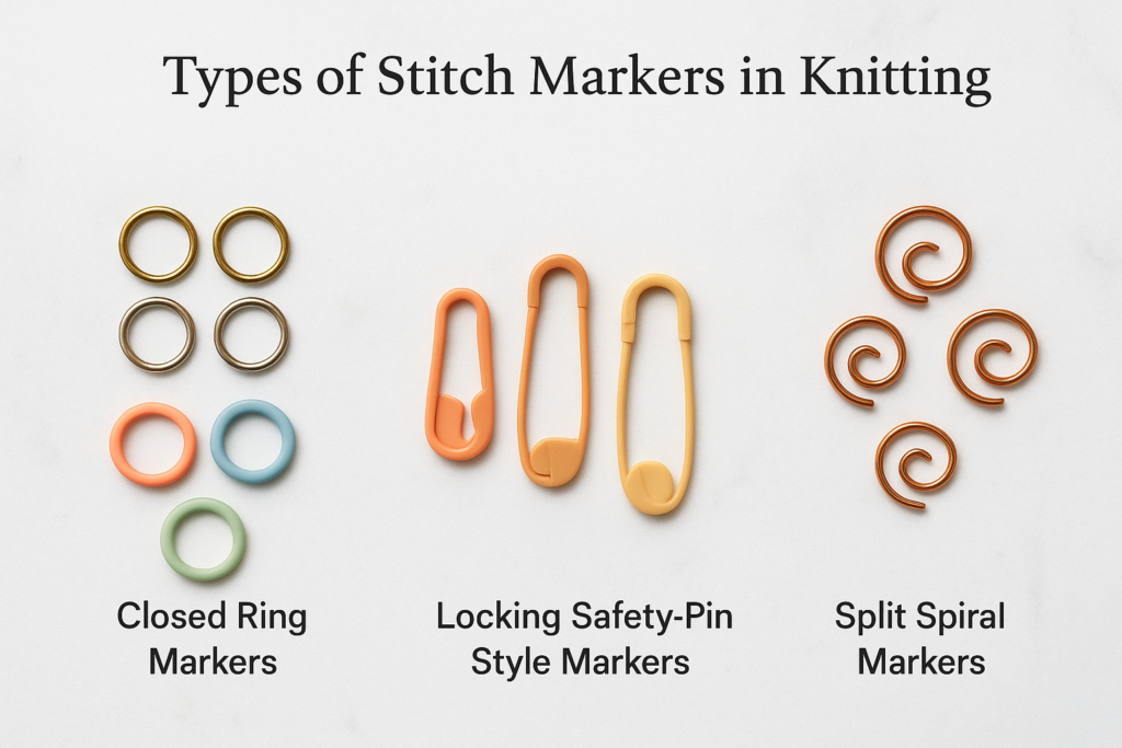 Types of Stitch Markers in Knitting