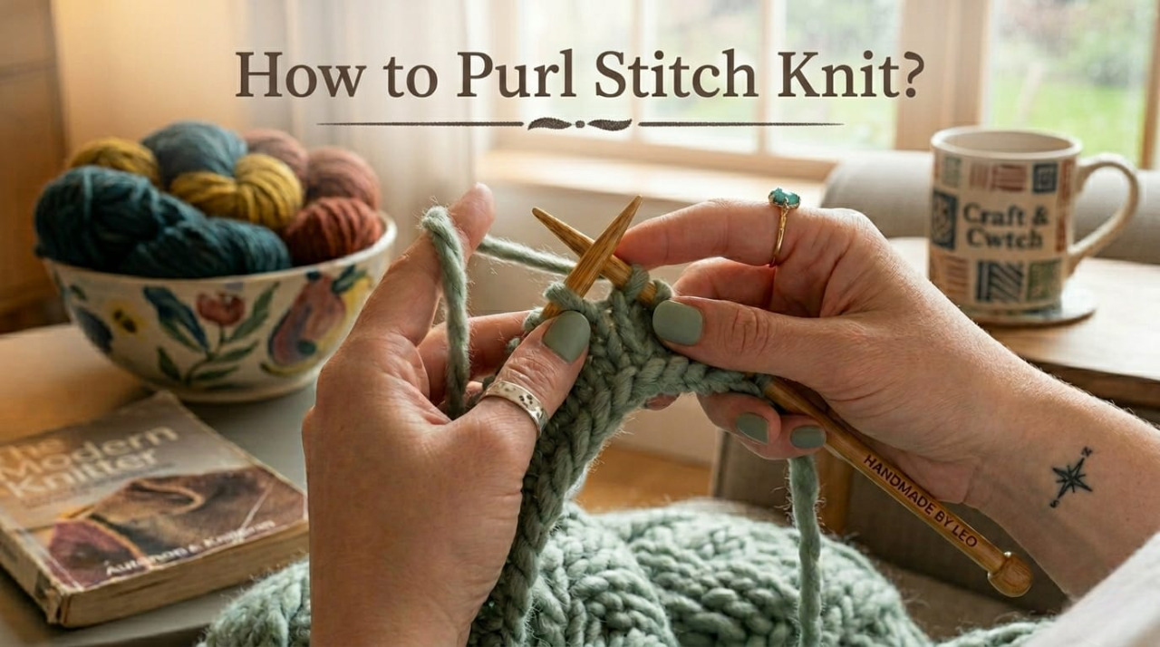 How to Purl Stitch Knit?