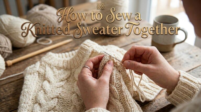How to Sew a Knitted Sweater Together?