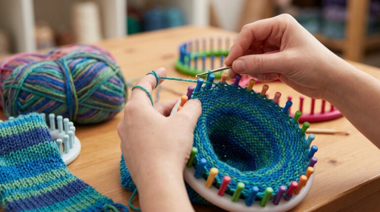How to Use a Knitting Loom