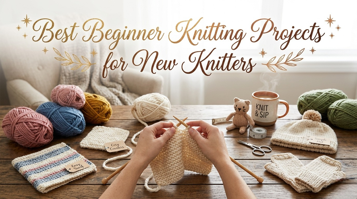 Best Beginner Knitting Projects for New Knitters