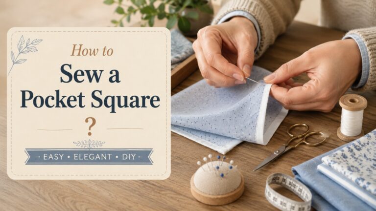 How to Sew a Pocket Square?