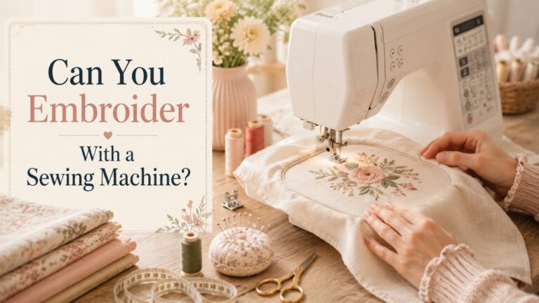 Can You Embroider With a Sewing Machine?