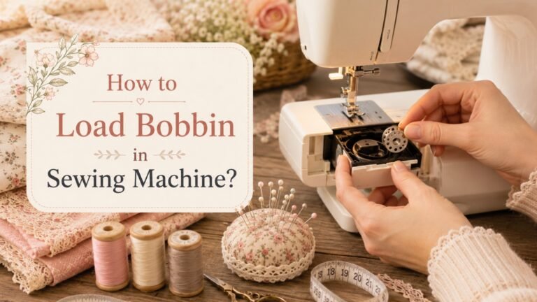 How to Load Bobbin in Sewing Machine?