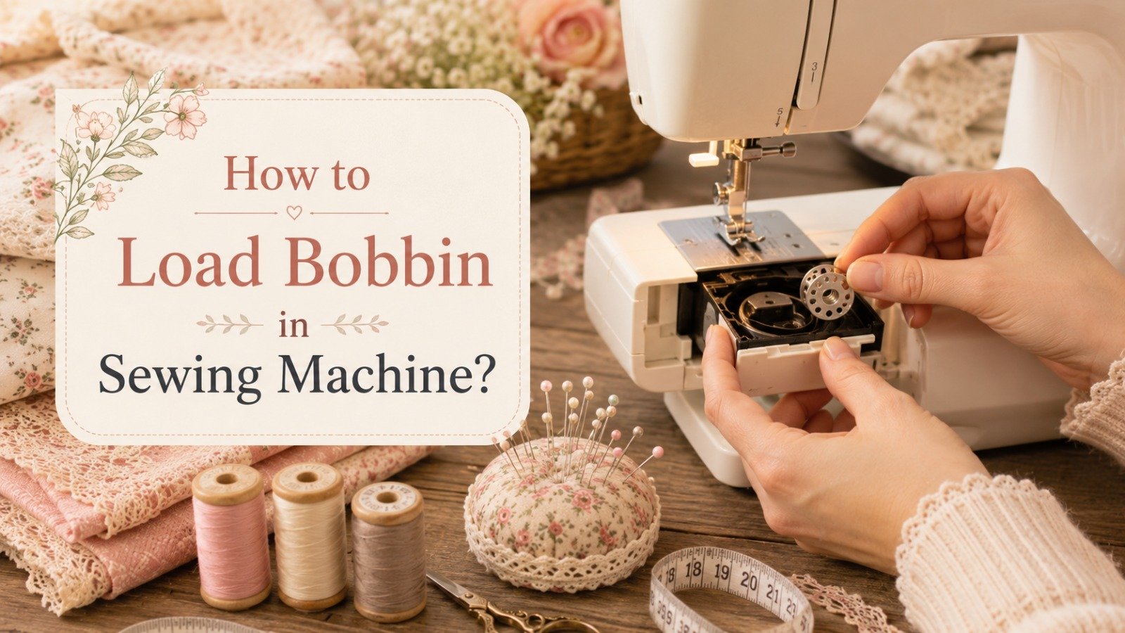 How to Load Bobbin in Sewing Machine?