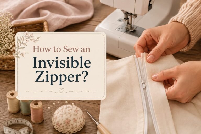How to Sew an Invisible Zipper?