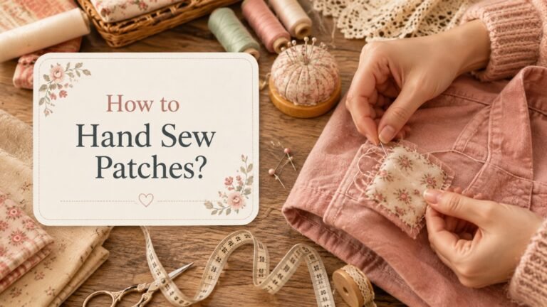 How to Hand Sew Patches?