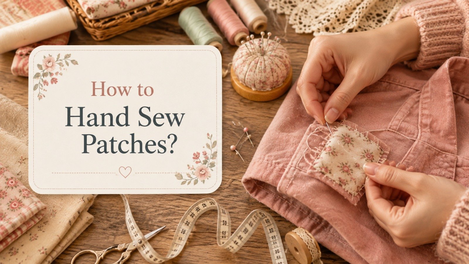 How to Hand Sew Patches?