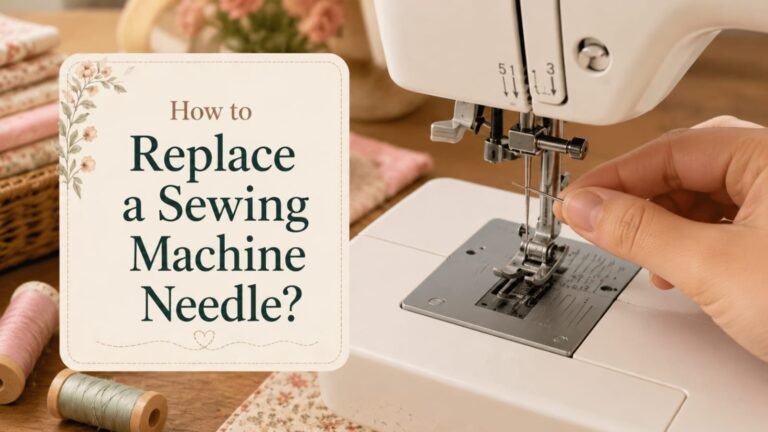 How to Replace a Sewing Machine Needle?