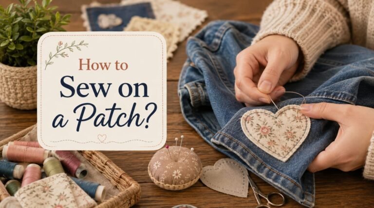 How to Sew On a Patch?