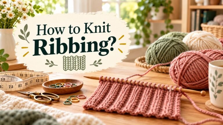 How to Knit Ribbing?