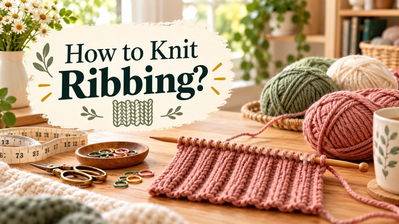 How to Knit Ribbing?